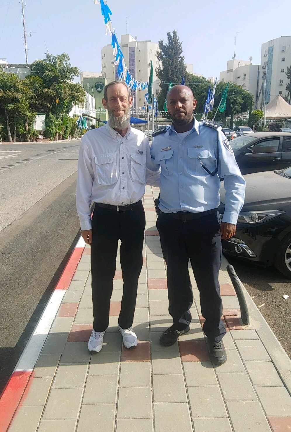 With the head of the Israeli police departments new anti-racism unit With the head of the Israeli police departments